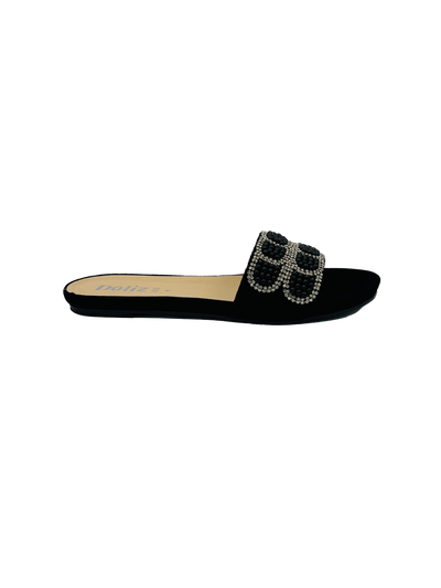Flats-Beaded Gold