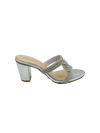 Silver Cascade Heels